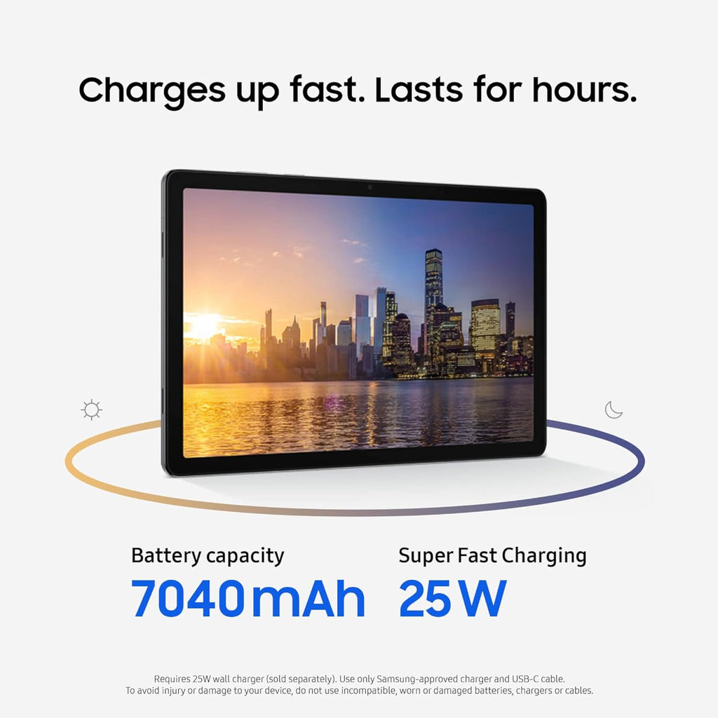 Samsung Galaxy Tab A11+ 5G 11' 128GB Android Tablet, Wi-Fi (Unlocked), Big Screen, Upgraded Chipset, Long Battery Life, Quad Speakers, Multi Window Display, US Version, 2026, Gray, SM-X238UZAAXAA
