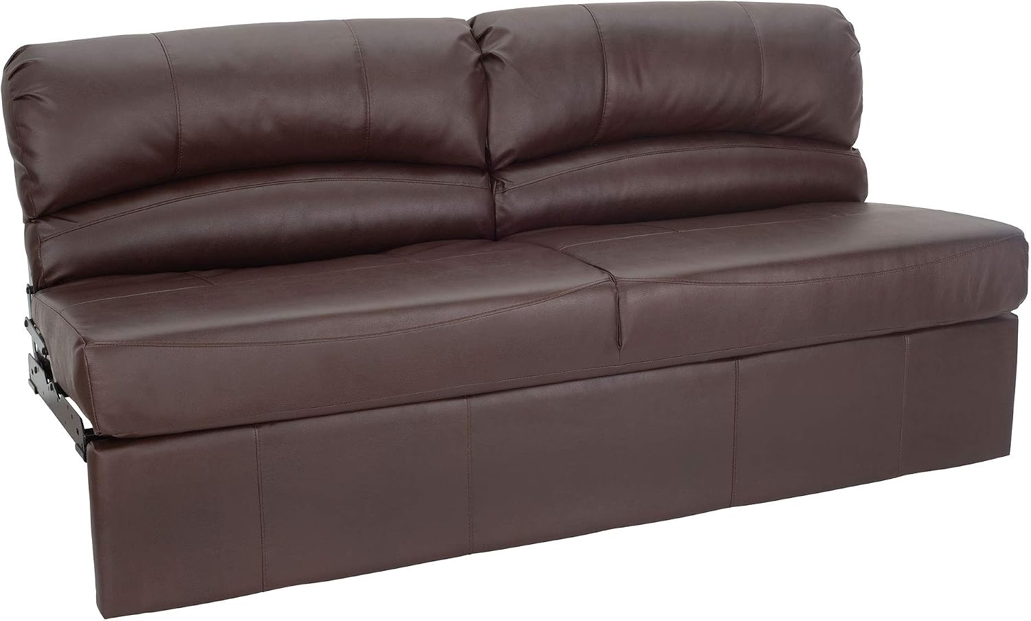 RecPro Charles RV Jackknife Sofa | Love Seat | Sleeper Sofa | Length Options 62', 68', 72' (72 Inch, Mahogany)