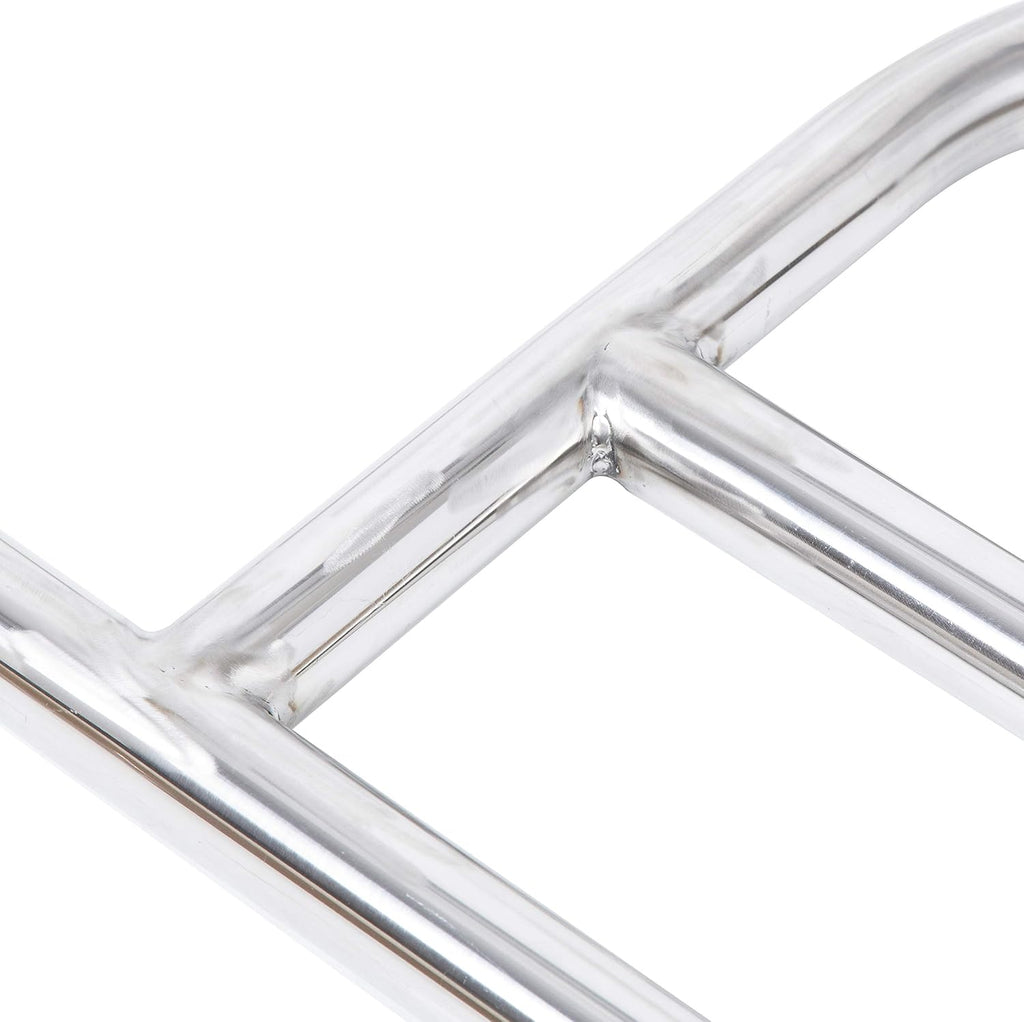 ECOTRIC 49-3/8'X35-3/8 Pool Handrail Deck Mounted Swimming Pool Step/Stair Rail 304 Stainless Steel Cross Brace 2 Packages