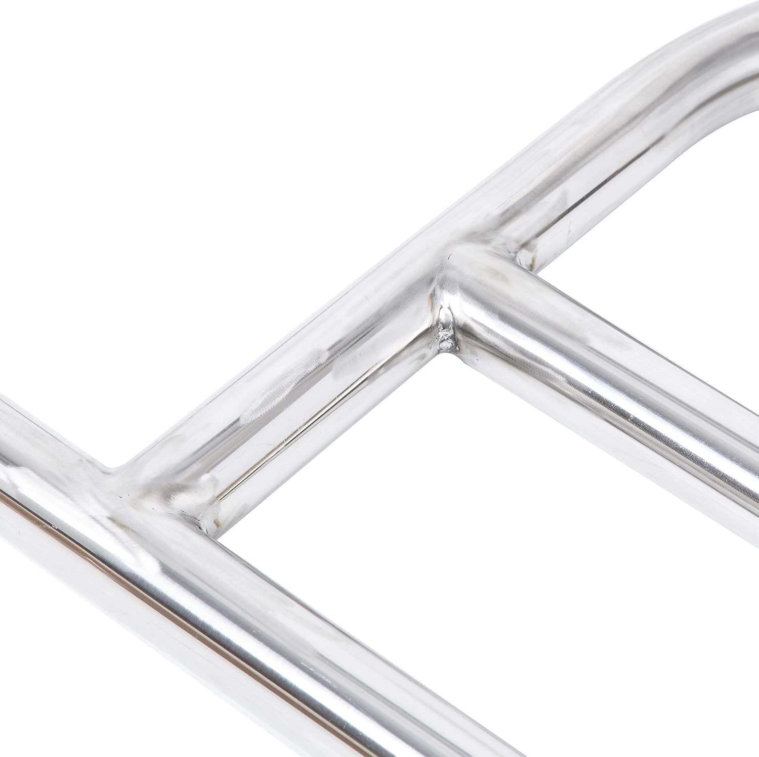 ECOTRIC 49-3/8'X35-3/8 Pool Handrail Deck Mounted Swimming Pool Step/Stair Rail 304 Stainless Steel Cross Brace 2 Packages