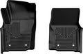 Husky Liners X-act Contour Floor Mats | Fits 2024-2026 Toyota Tacoma Double & Access CAB ONLY w/Manual Trans | Front Row, 2-pc Black - 54351
