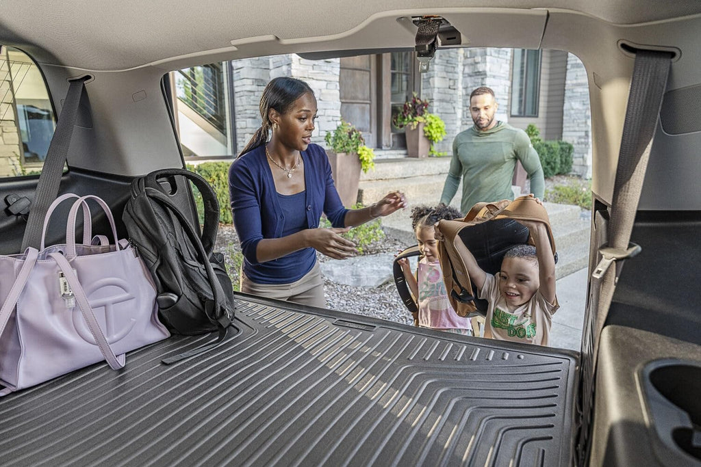 Husky Liners Weatherbeater Cargo Liner | Fits 2018-2024 Ford Expedition (MAX ONLY) & Lincoln Navigator (L Model ONLY) Will NOT Fit Standard Models, Fits Behind 2nd Seat | 1-pc Black - 23481