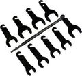 Lisle 43350 Pneumatic Fan Clutch Wrench Set, 10 pc.
