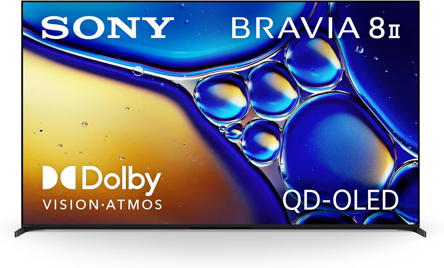 SONY K55XR80M2 55 Inch Bravia 8 QD-OLED 4K HDR Google TV with a Kanto R400 Recessed in-Wall Full Motion Articulating Mount (2025)