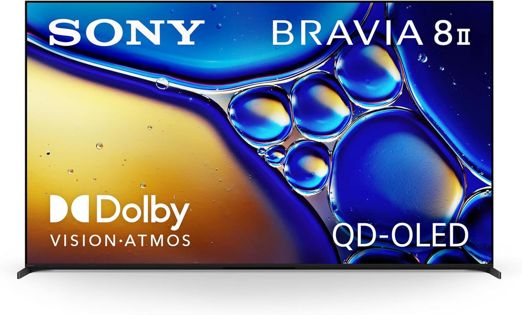 SONY K65XR80M2 65 Inch Bravia 8 QD-OLED 4K HDR Google TV with a Kanto R400 Recessed in-Wall Full Motion Articulating Mount (2025)