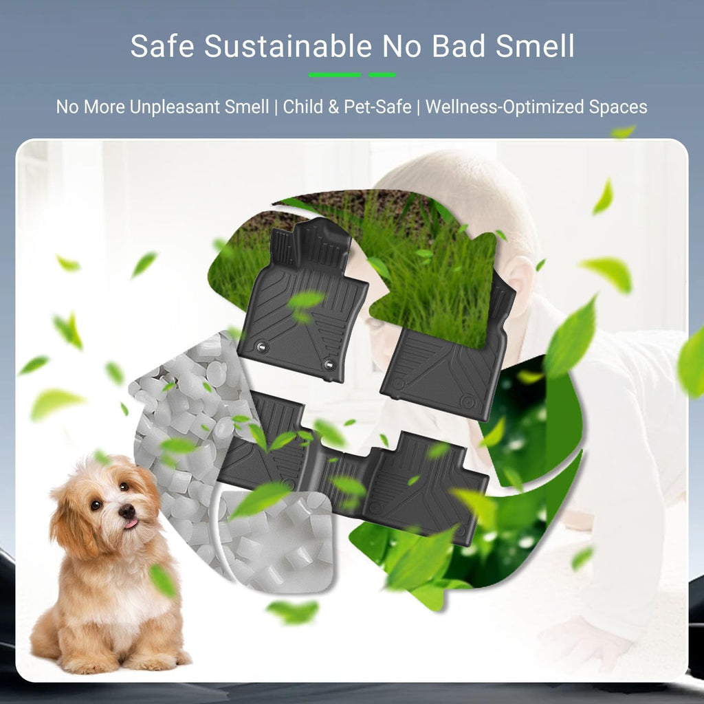 xipoqix Floor Mats Cargo Mat Backrest Mats Compatible with 2025 2026 Toyota Camry Cargo Mat TPE Floor Liners Replacement for 2025 2026 Toyota Camry Accessories (Trunk Mat+Backrest Mats+Floor Mats)