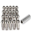 Car Locking Wheel Bolts Compatible with Lincoln for 20PCS Stainless Steel Lug Nuts M12x1.25 M12x1.5 M14x1.5 M14x2 1/2-20 9/16-18 Wheel Nuts Bolts Wheel Bolts Nuts