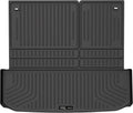 Husky Liners Weatherbeater Cargo Liner | Fits 2022-2026 Nissan Pathfinder & Infiniti QX60 (Fits to Back of 2nd Row - Folds Up & Down w/3rd Row) | Cargo, 1-pc. Black - 25701