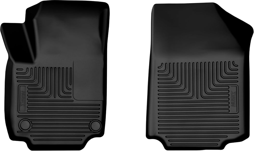 Husky Liners X-act Contour Floor Mats | Fits 2025-2026 Chevrolet Equinox, 2025-2026 GMC Terrain | Front Row, 2-pc Black - 54191