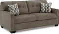 Signature Design by Ashley Mahoney Contemporary Tufted Sofa, Dark Brown