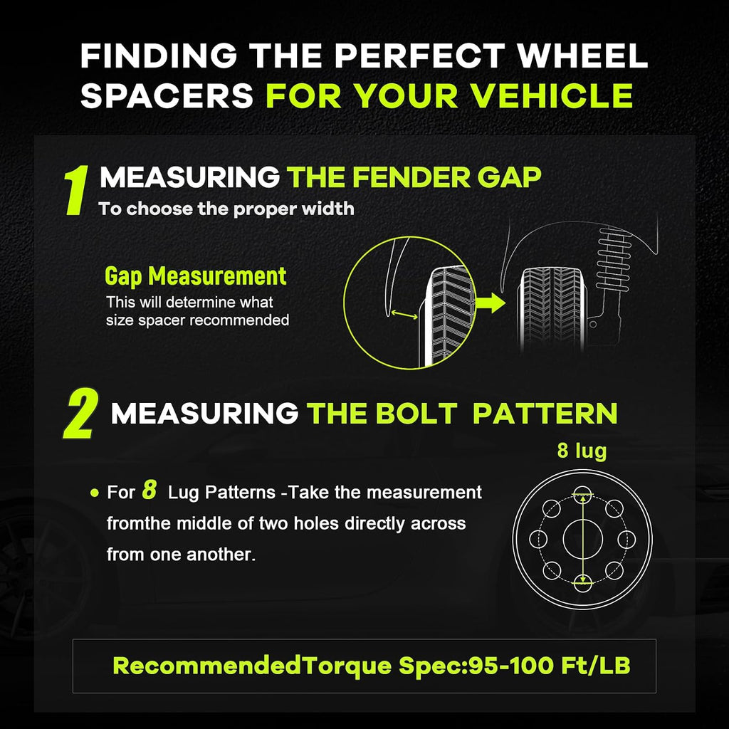 Customadeonly 5x115 Wheel Spacers (2PC 2.5' 64mm) for 1999-2010 Silverado Sierra 2500 3500 SRW - 117mm Bore - M14x1.5 - Fix Offset, Improve Stance & Appearance - Front Axle