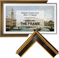 Black TV frame 43' (Gilded Noir, 43-LS03) - Compatible ONLY with Samsung The Frame TV and Pro TVs (Fits 2021-2026, LS03A, LS03B,LS03C,LS03D,LS03FA,LS03FW)