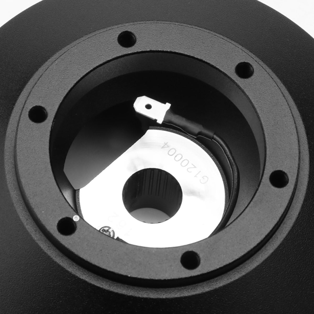 Auto Dynasty Replacement for Ford E-Series/F-Series Powder-Coated NRG Steering Wheel 6-Hole Hub Adapter Kit
