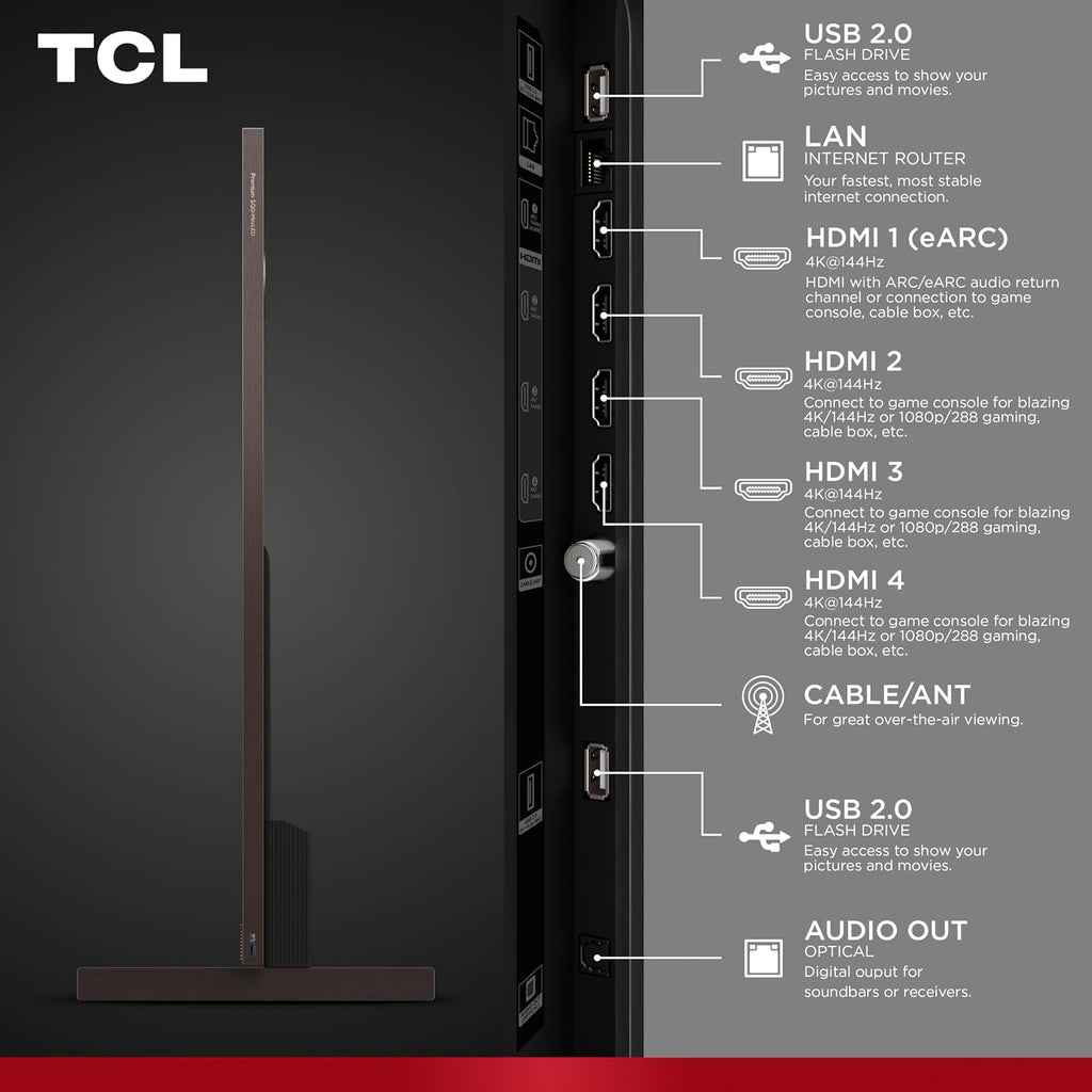 TCL 75 Inch Class X11L | SQD-Mini LED | 75X11L, 2026 Model | 144HZ Ultimate Brightness & Contrast Dolby Vision | Up to LD20K Precise Dimming | Gemini AI Smart Google TV | Dolby Atmos Bang & Olufsen