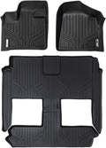 MAXLINER Floor Mats 3 Row Liner Set Compatible with 2008-2016 Chrysler Town & Country