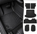 Floor Mats & Cargo Liners & Backrest Mat for 2025-2026 Chevy Equinox(Only Gas), Custom Fit, All Weather Protection TPE Car Floor Mats(6 Pieces)
