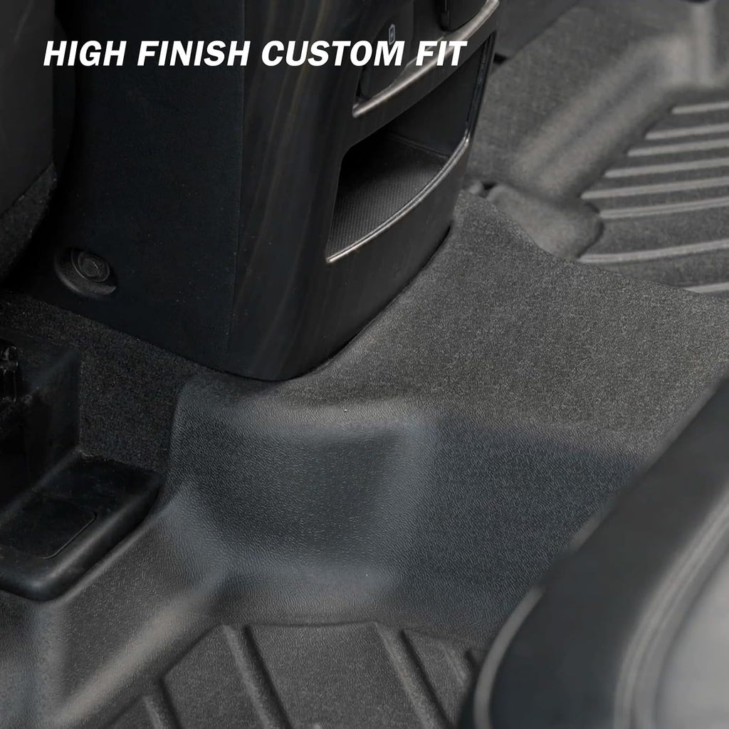 KUST Floor Mats Trunk Mat for 2020-2025 2026 Ford Explorer 7 Seats, Cargo Liner Backrest Mat for Explorer Accessories, TPE Rubber All Weather Protection High Edge (7 Seater Only)