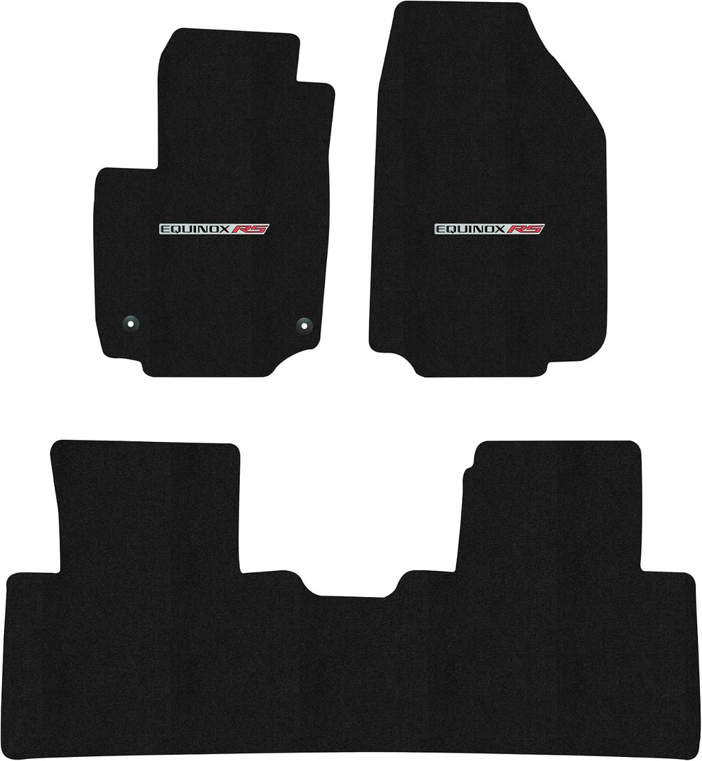 Lloyd Mats Floor Mats for Chevrolet Equinox 2025-2026 | 3PC Set (2PC Front + 1PC Middle) | Charcoal | Non-Slip Backing | (Excludes EV)