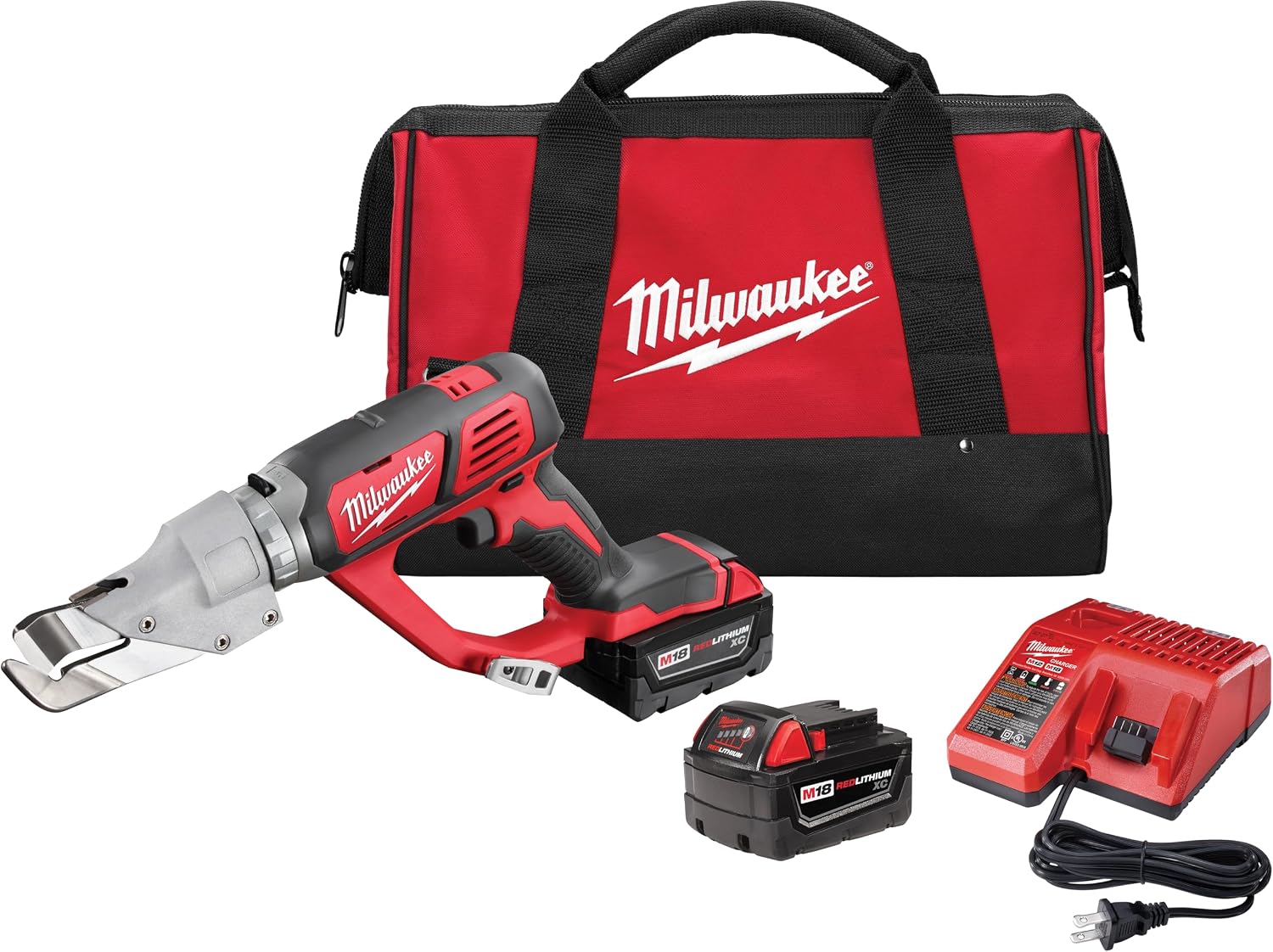 Milwaukee 2637-22 M18 Cordless 18 Gauge Single Cut Shear - Kit
