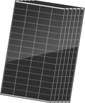 Renogy 320 Watts Solar Panels 6PCS 12V/24V N-Type 18BB Solar Panel Monocrystalline Total 1920W On/Off Grid Application Over 1000 Watt Solar Panel 25% High Efficiency for Homes Roof RV Boat Black