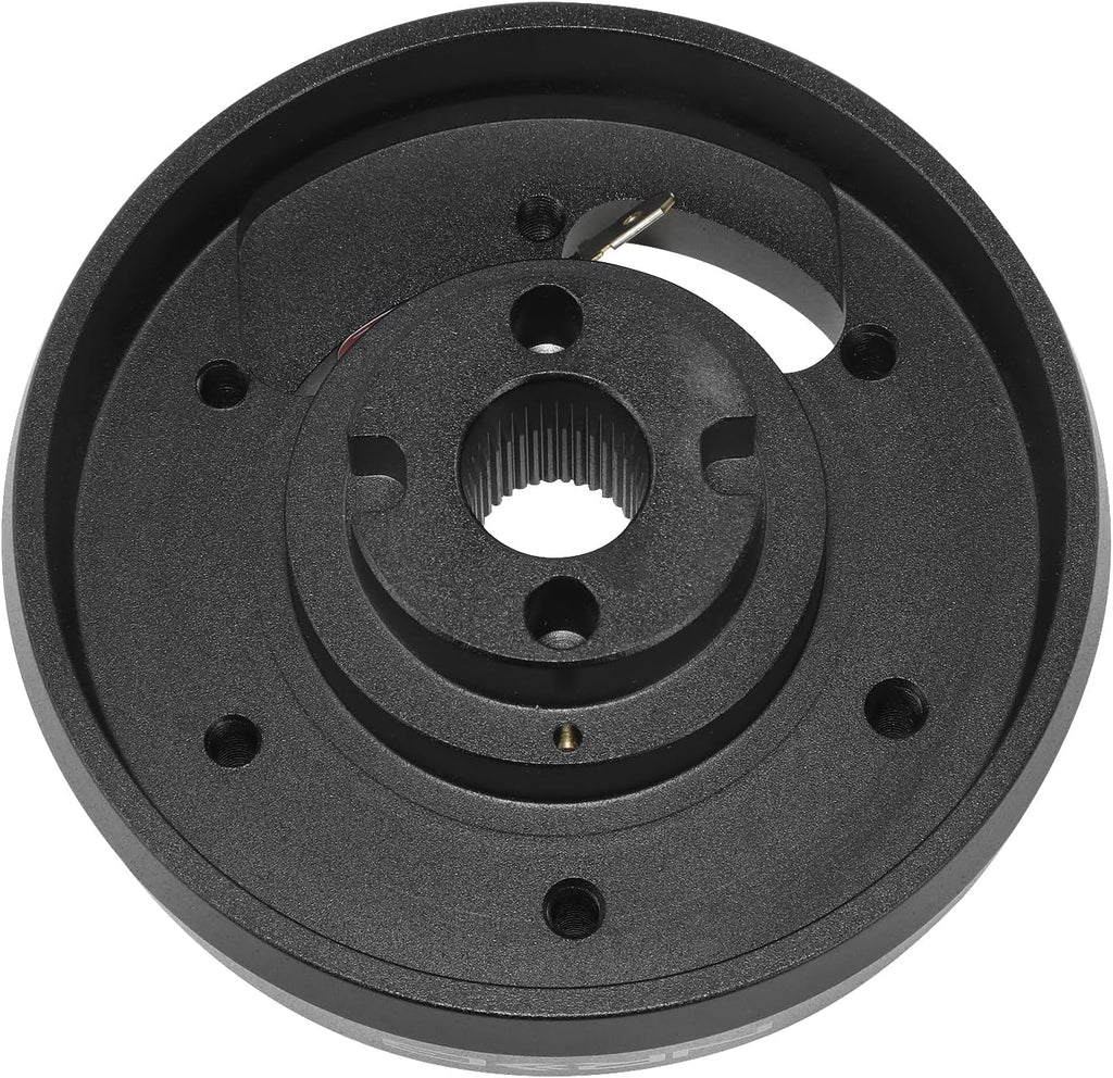 NRG Innovations Racing Style Steering Wheel Short Hub, Anodized 6061-T6 Aluminum, 6x70mm Bolt Pattern Quick Release Adapter, Designed for Mazda Miata NB (1999-2005) & NC (2006-2015), Black
