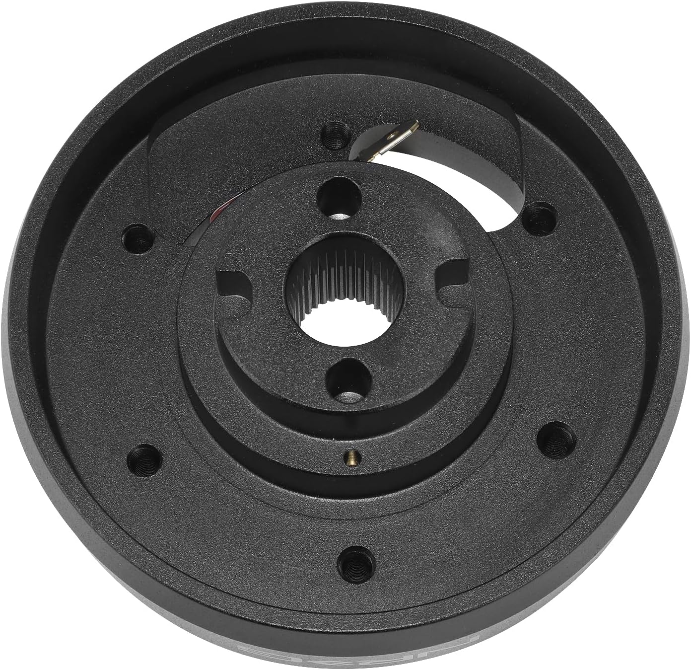 NRG Innovations Racing Style Steering Wheel Short Hub, Anodized 6061-T6 Aluminum, 6x70mm Bolt Pattern Quick Release Adapter, Designed for Mazda Miata NB (1999-2005) & NC (2006-2015), Black
