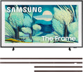 Samsung QN50LS03FAFXZA 50 Inch The Frame QLED 4K Art Mode Vision AI Smart TV with a VG-SCFA50BWB Customizable Bezel - Modern Brown (2025)