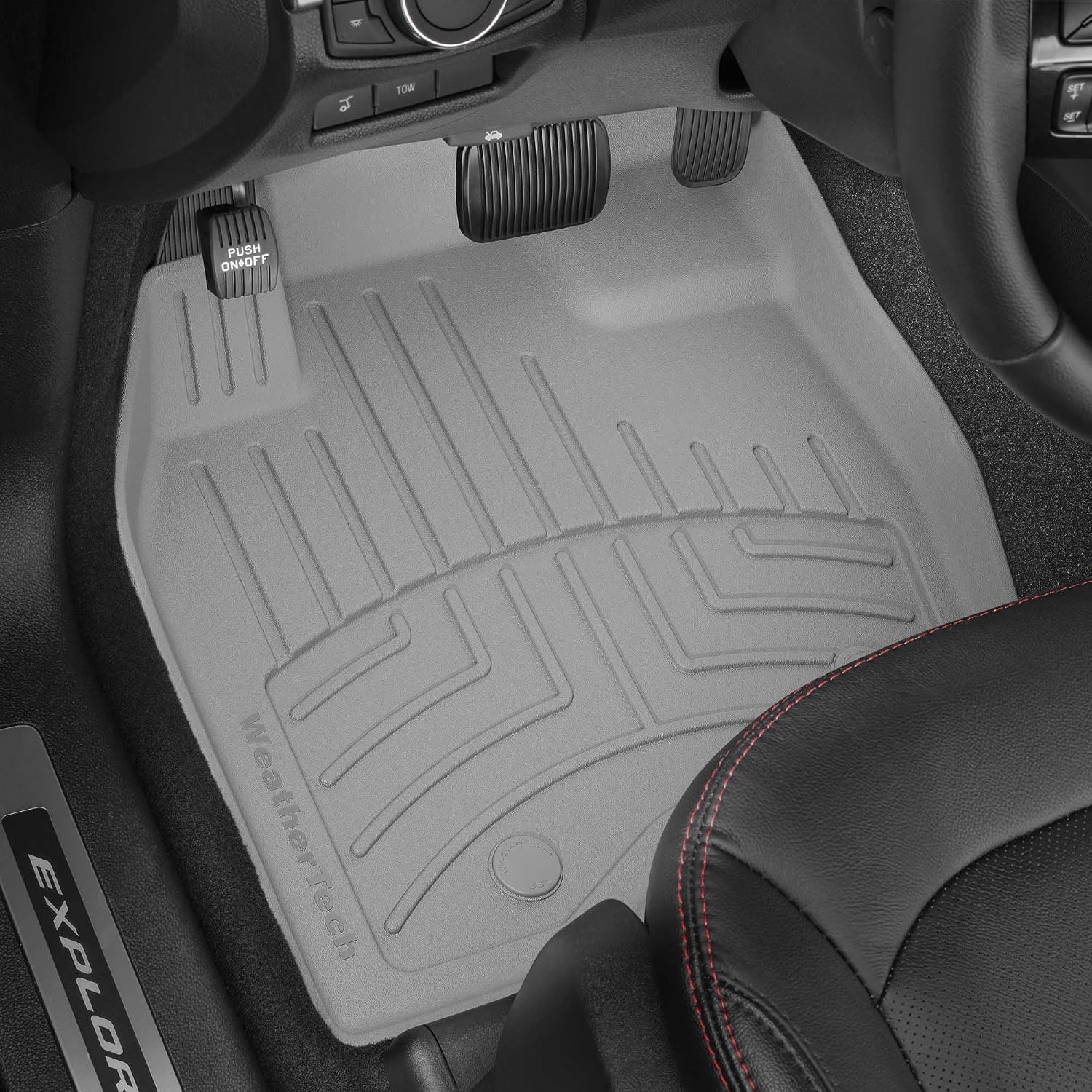 WeatherTech FloorLiner HP Custom Fit Floor Mats for Buick Envista, Trax 1st & 2nd Row (441822-1-2IM), Black