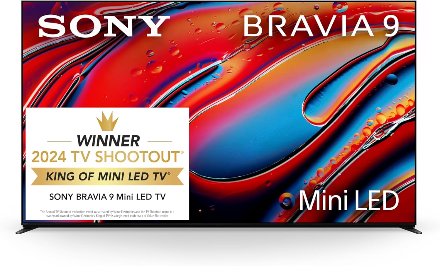 Sony K75XR90 75 Inch XR90 Series Bravia Mini LED HDR QLED 4K Google TV with an Austere 5S-4KHD2-2.5M V-Series 2.5m Premium 4K HDR HDMI Braided Cable (2024)