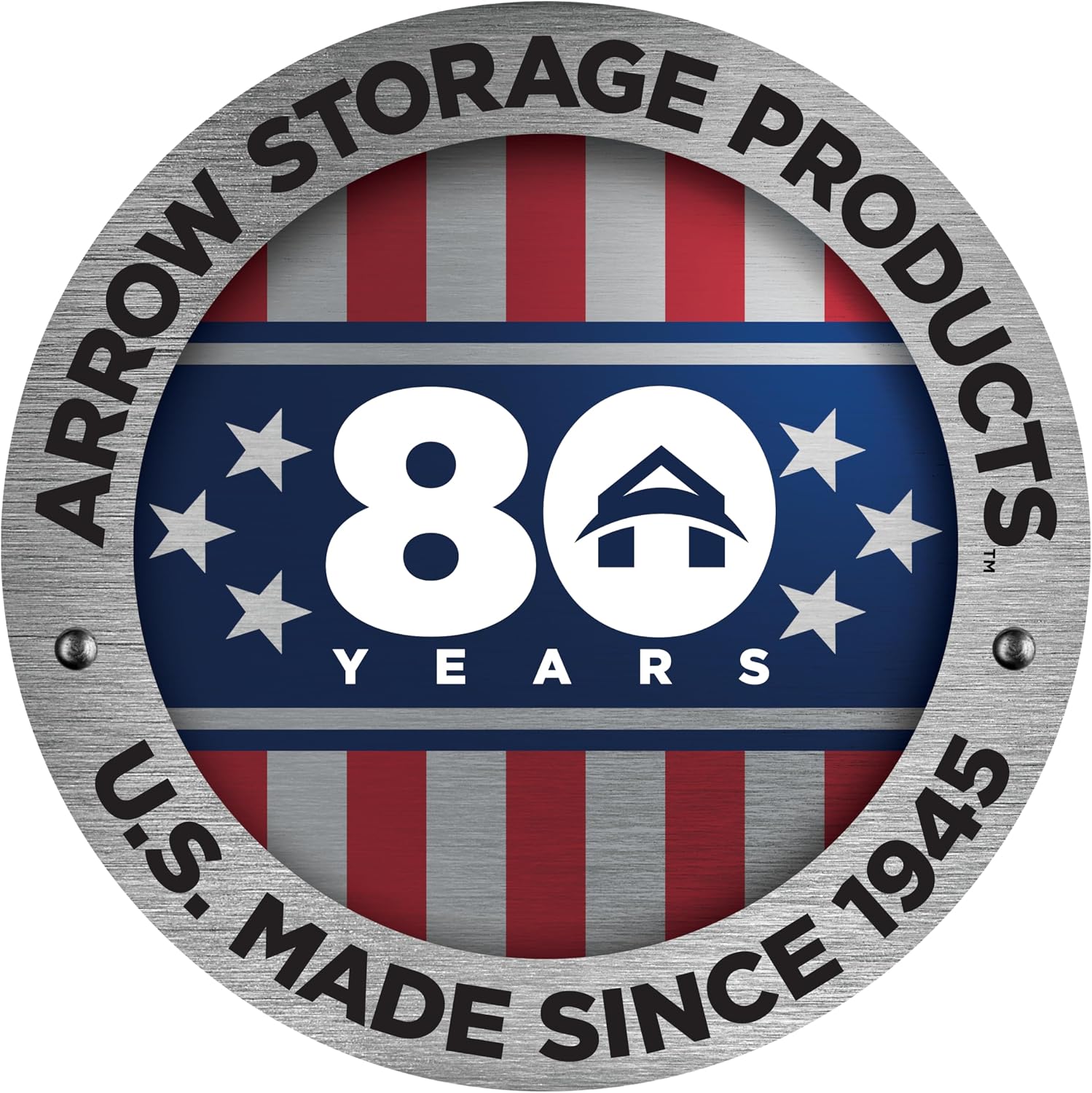 Arrow Shed 8' x 8' Ironwood Galvanized Steel Outdoor Shed Kit, Anthracite