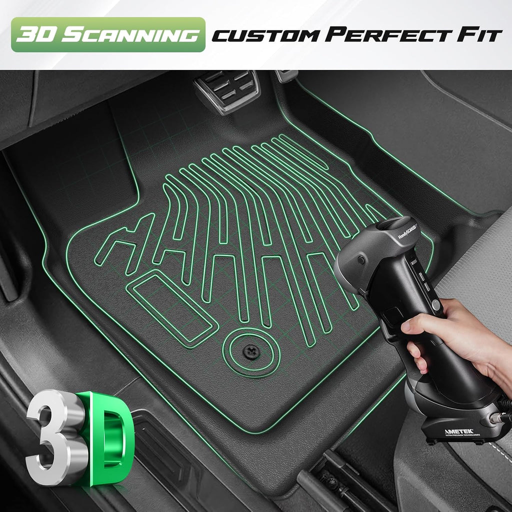 Cartist Floor Mats for Toyota Tacoma Hybrid 2024 2025 2026, All Weather 5FT Trunk Bed Mat, Tailgate Mat & Door Sill Guards for Tacoma Accessories, Heavy Duty TPE Car Mats, Car Accessories