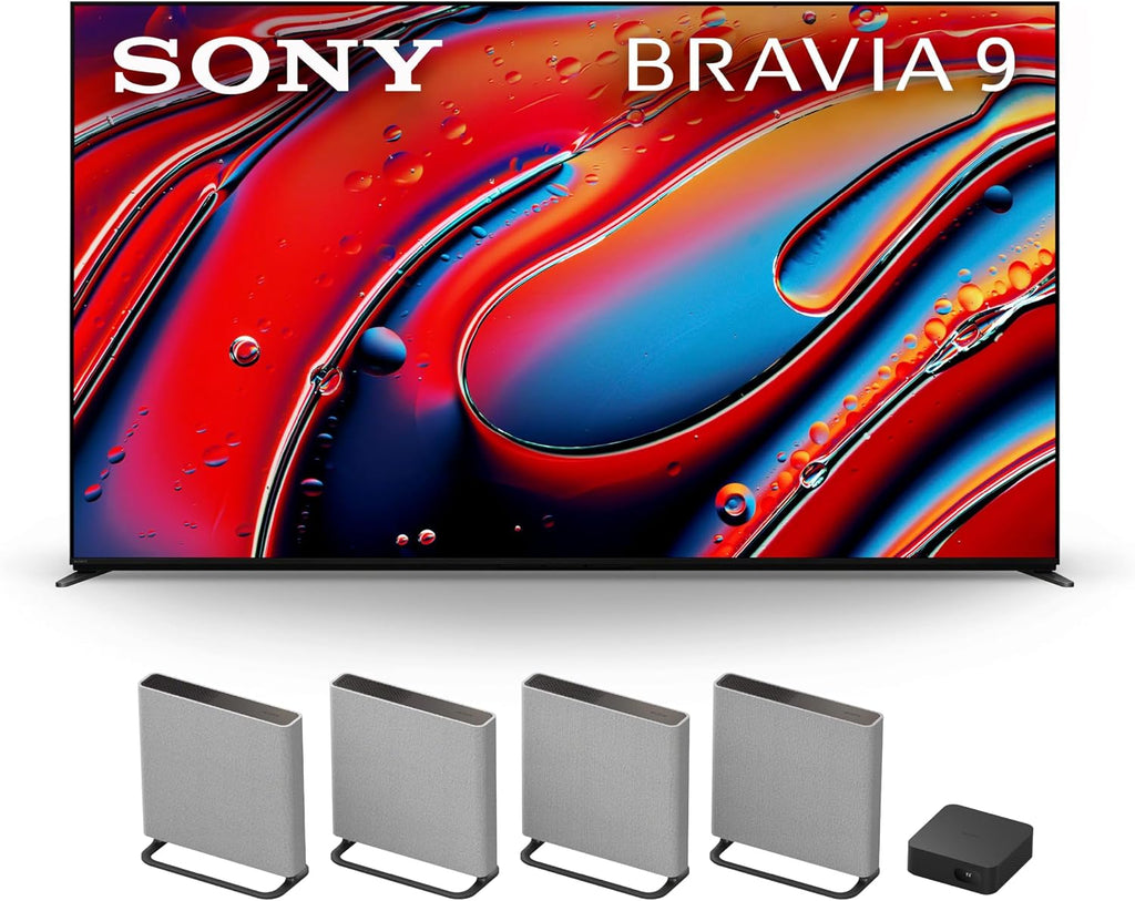 Sony 65 Inch Mini LED QLED 4K Ultra HD TV BRAVIA 9 Smart Google TV with Dolby Vision HDR and Exclusive Features for PlayStation 5 (K-65XR90), 2024 Model BRAVIA Theater Quad
