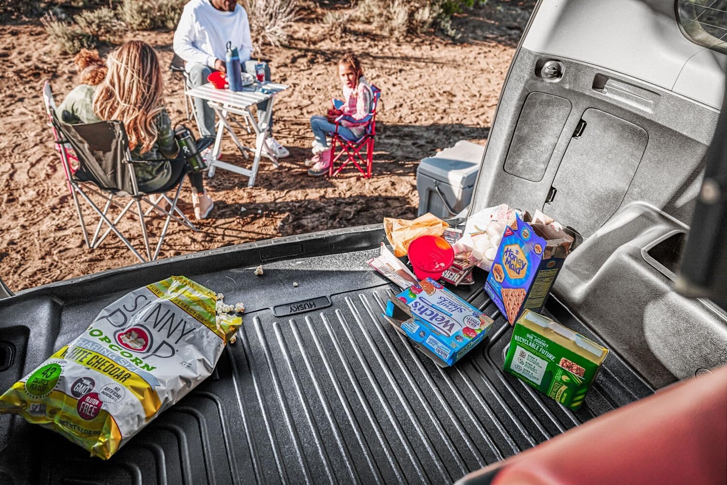 Husky Liners Weatherbeater Cargo Liner | Fits 2018-2024 Ford Expedition (MAX ONLY) & Lincoln Navigator (L Model ONLY) Will NOT Fit Standard Models, Fits Behind 2nd Seat | 1-pc Black - 23481