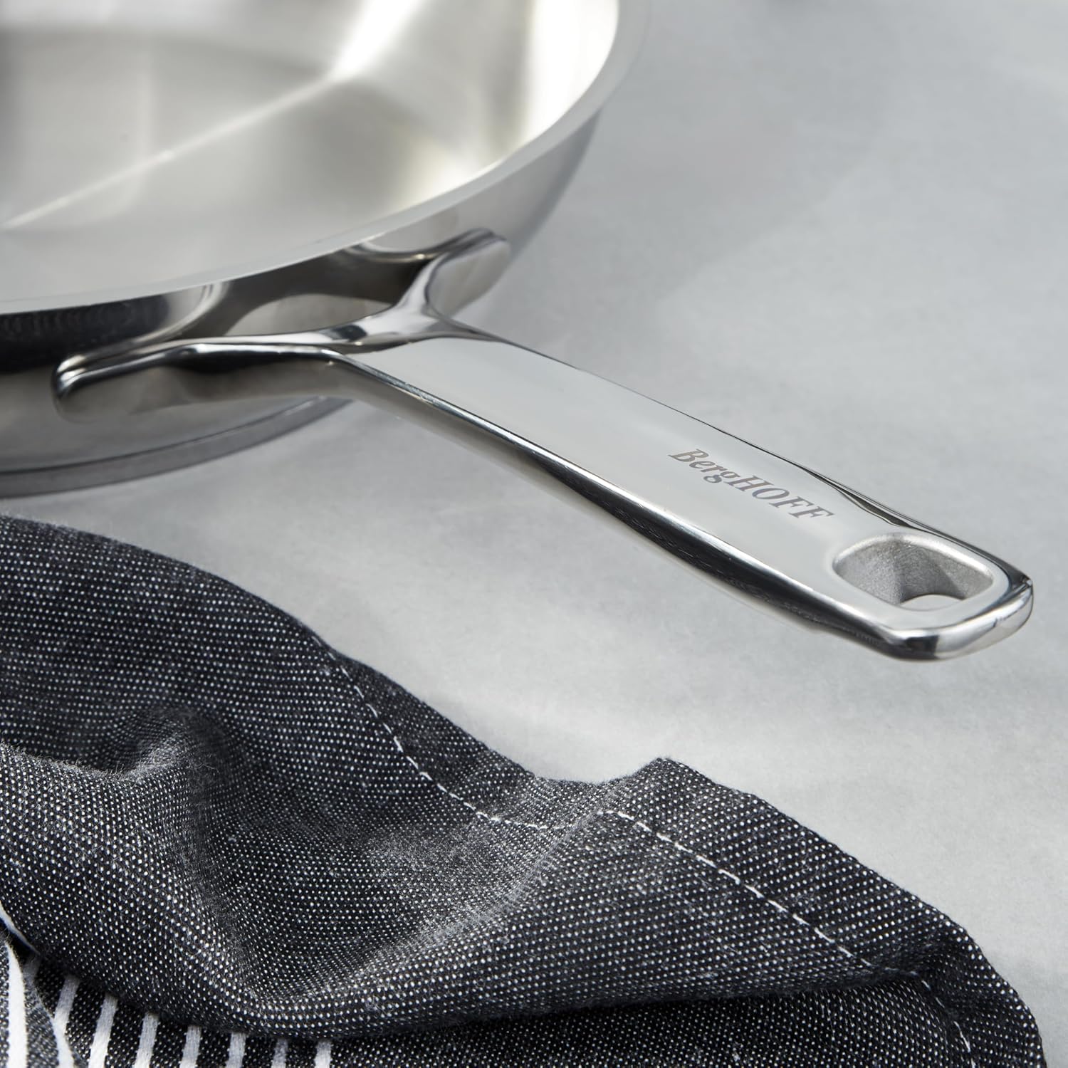 Berghoff DiNA Helix Recycled 18/10 Stainless Steel 11' Frying Pan