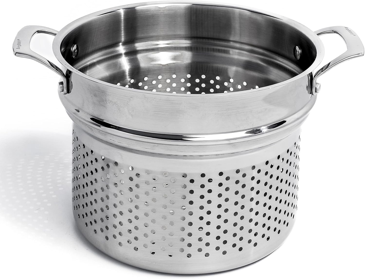 BergHOFF Professional 18/10 Stainless Steel Tri-Ply 3Pc Steamer Set, Induction Cooktop Ready, Fast, Evenly Heat, Oven Safe
