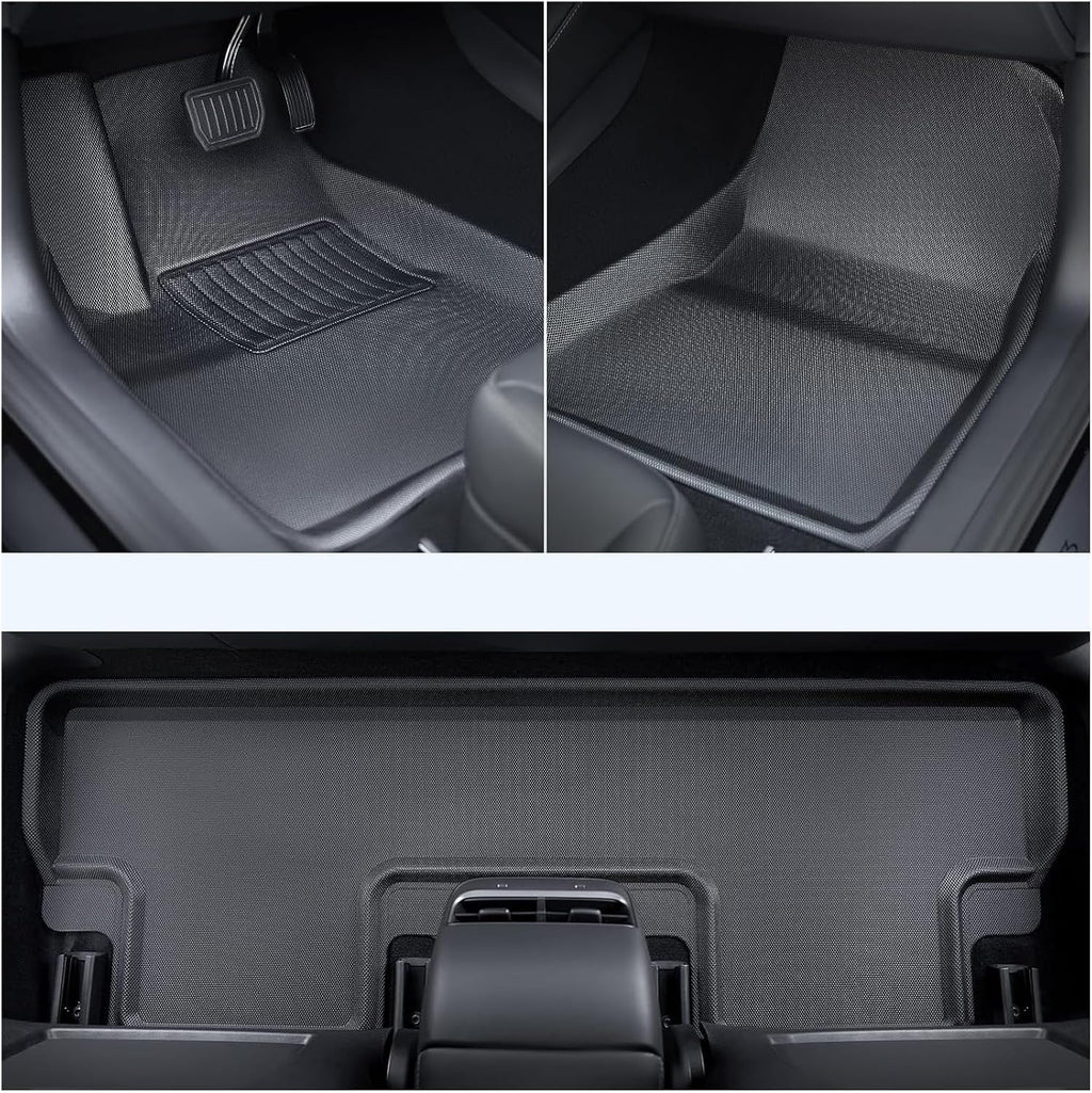 Compatible with Tesla Model 3 Highland 2024 XPE Floor Mats Cargo Liners All Weather Trunk Floor Mat Waterproof Left Right Hand Drive(3PCS RHD)