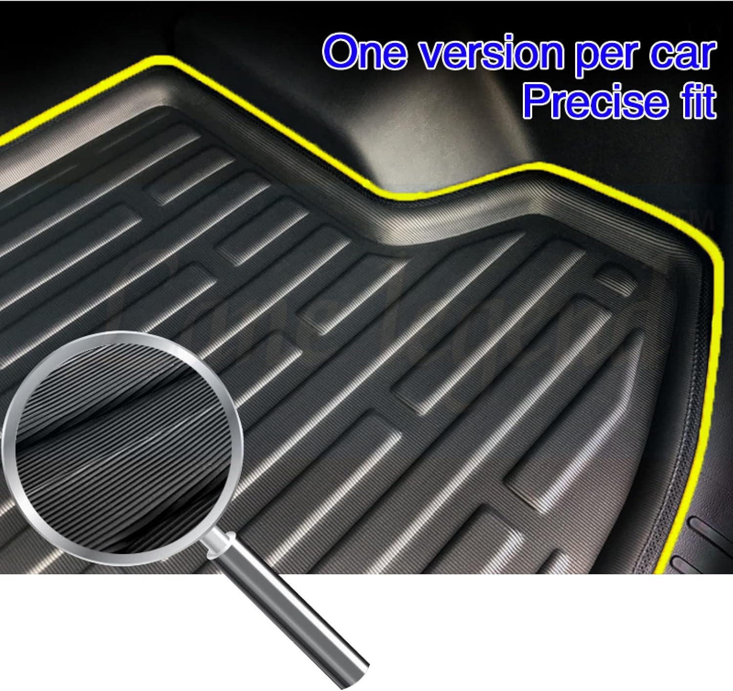 Car TPE Rear Trunk Mat Waterproof Boot Cargo Boot Liner Tray Trunk Floor Mat Accessories,for Toyota RAV4 RAV-4 5Seater 2006-2012