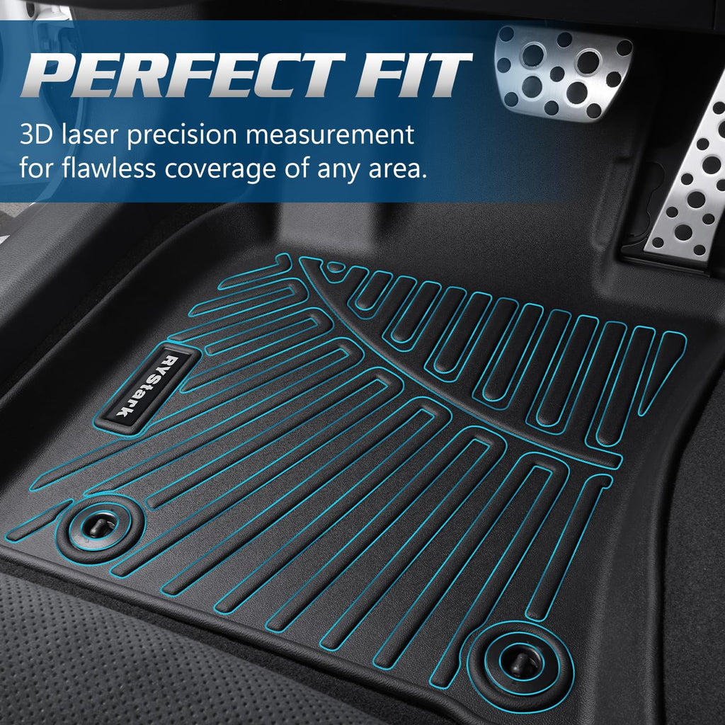 Fit for Buick Enclave 2025 2026 & for Chevy Traverse (7 Seats) 2024 Floor Mats & Cargo Liner All Weather Protection,Anti-Slip TPE Floor Mats & Trunk Mat for Buick Enclave & for Traverse Accessories