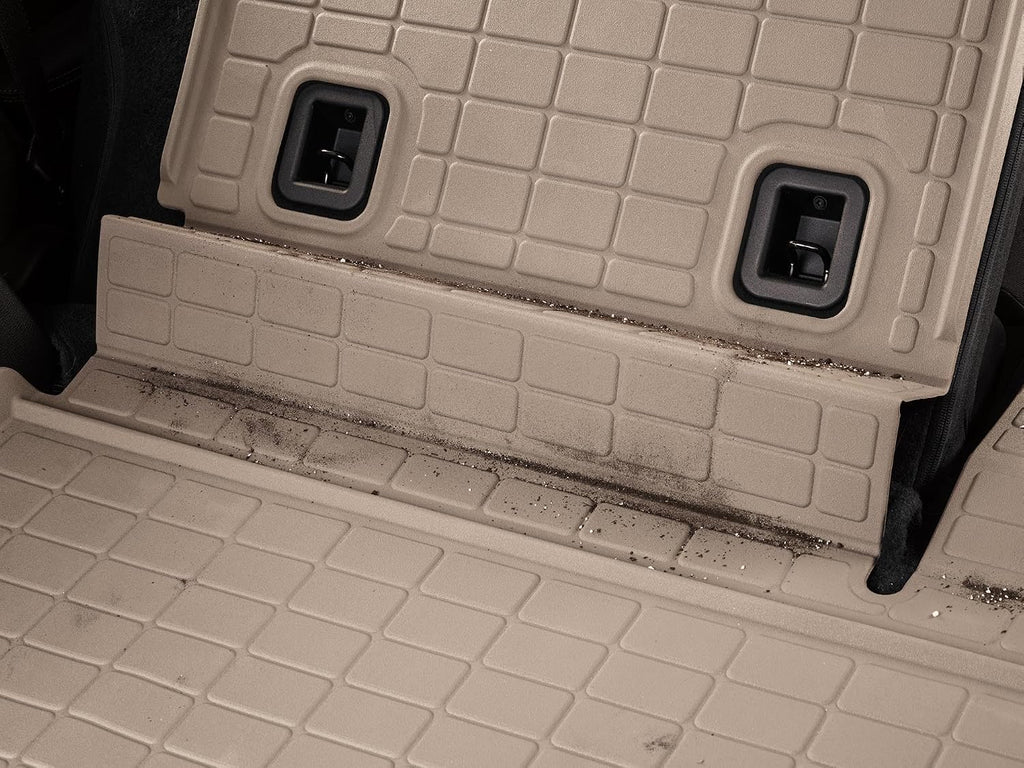 WeatherTech SeatBack Cargo Liner HP for Chevrolet Equinox, Terrain Behind 2nd Row w/Bumper Protector (401856IMSK), Black