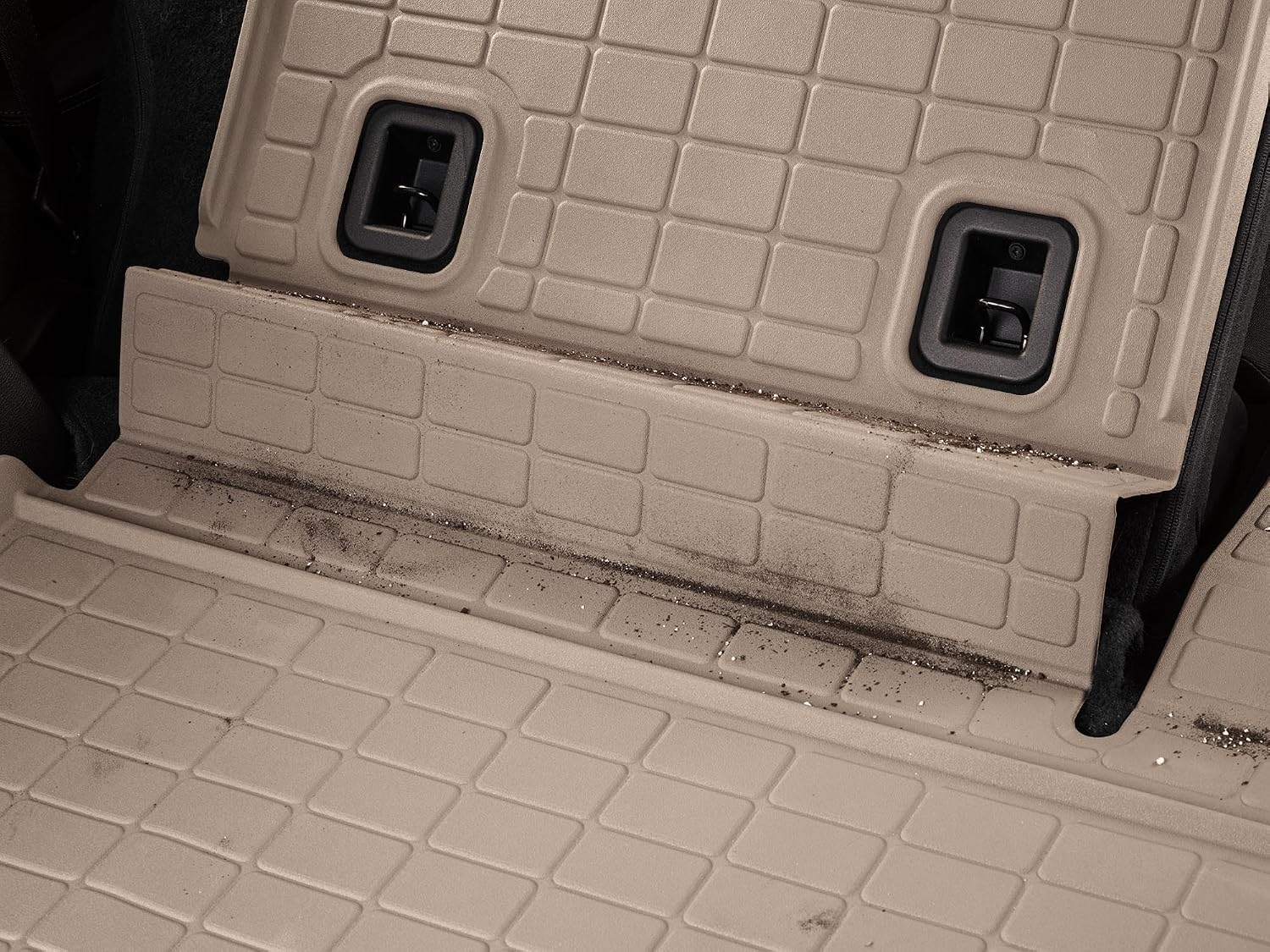 WeatherTech SeatBack Cargo Liner HP for Chevrolet Equinox, Terrain Behind 2nd Row w/Bumper Protector (401856IMSK), Black