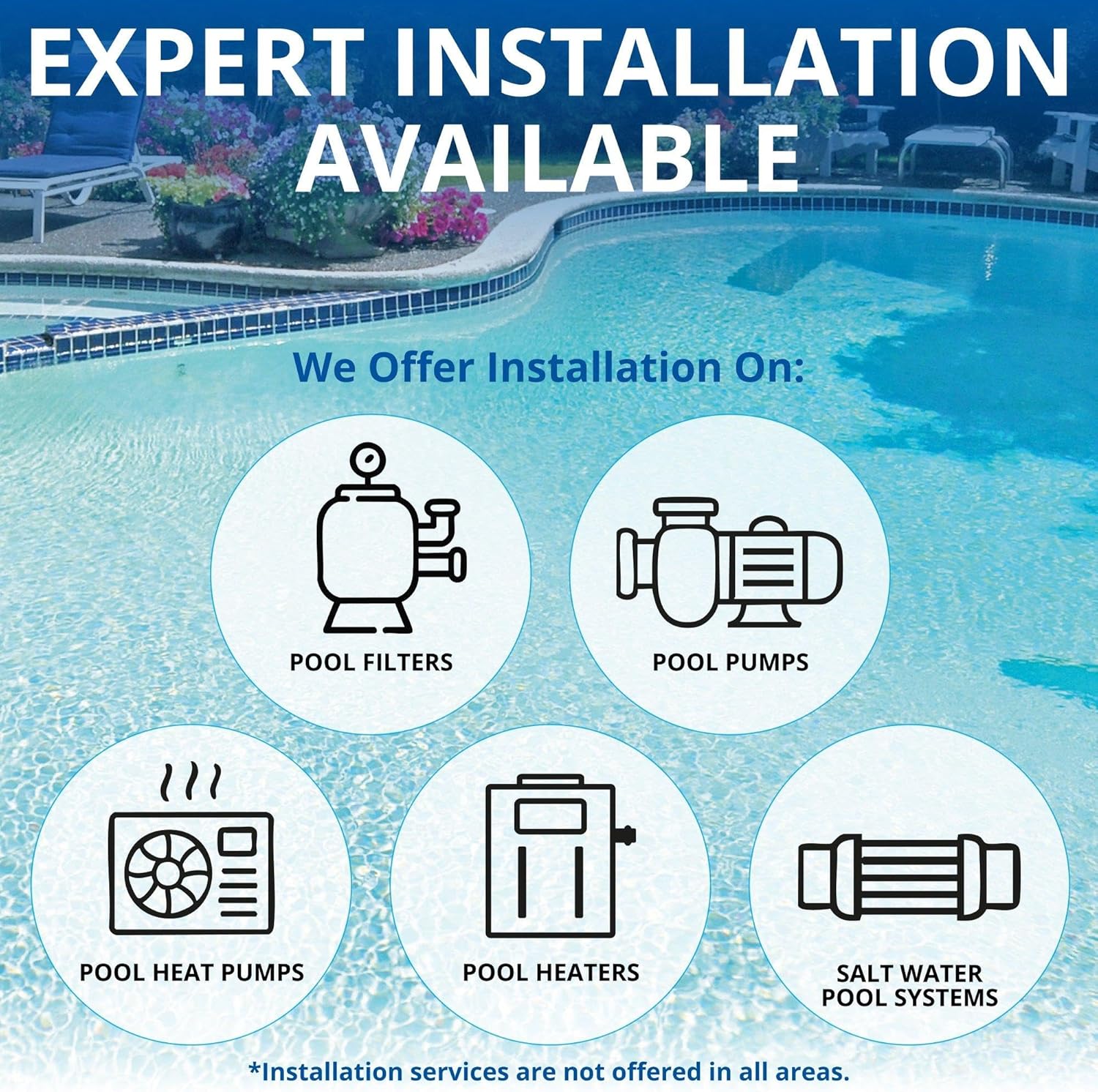 Raypak 105k BTU Above Ground Pool & Spa Heater, Propane Gas, Polymer Header, Copper Tubing, Analog Control, 0-1999 ft. Elevation