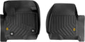 CAT® JustFit™ 3D Custom Fit Front Floor Mats for Ford F-250 F-350 Super Duty Crew Cab 2017-2026, Heavy Duty Rubber Floor Liners Laser Measured, Ford Super Duty Accessories