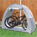 2 PCS Bike Storage Can Be Spliced Outdoor Sheds with 210D Oxford Fabric PU4000 Waterproof Bicycle Storage Outdoor,Silver