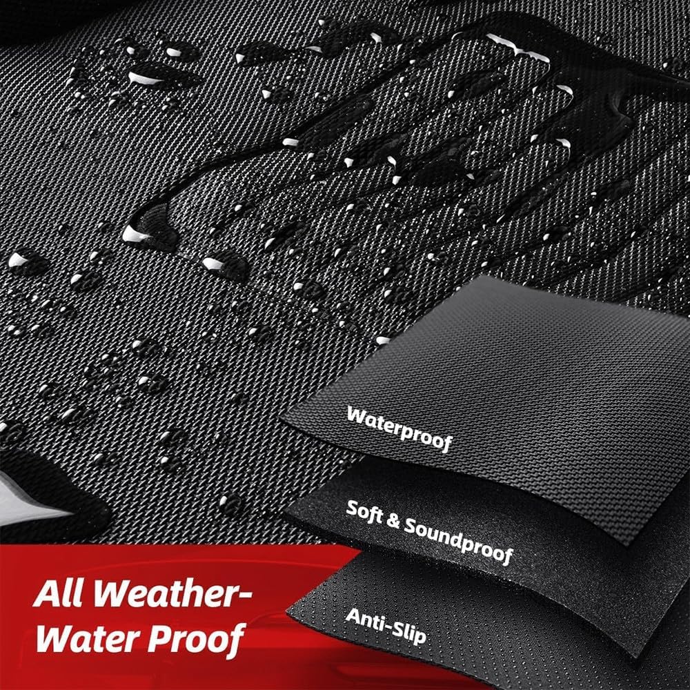 for Tesla Model 3 Highland 2024 XPE Floor Mats，LHD RHD All Weather Anti-Slip Waterproof Trunk Mat Cargo Liners Accessories(2024 LHD 8PCS)