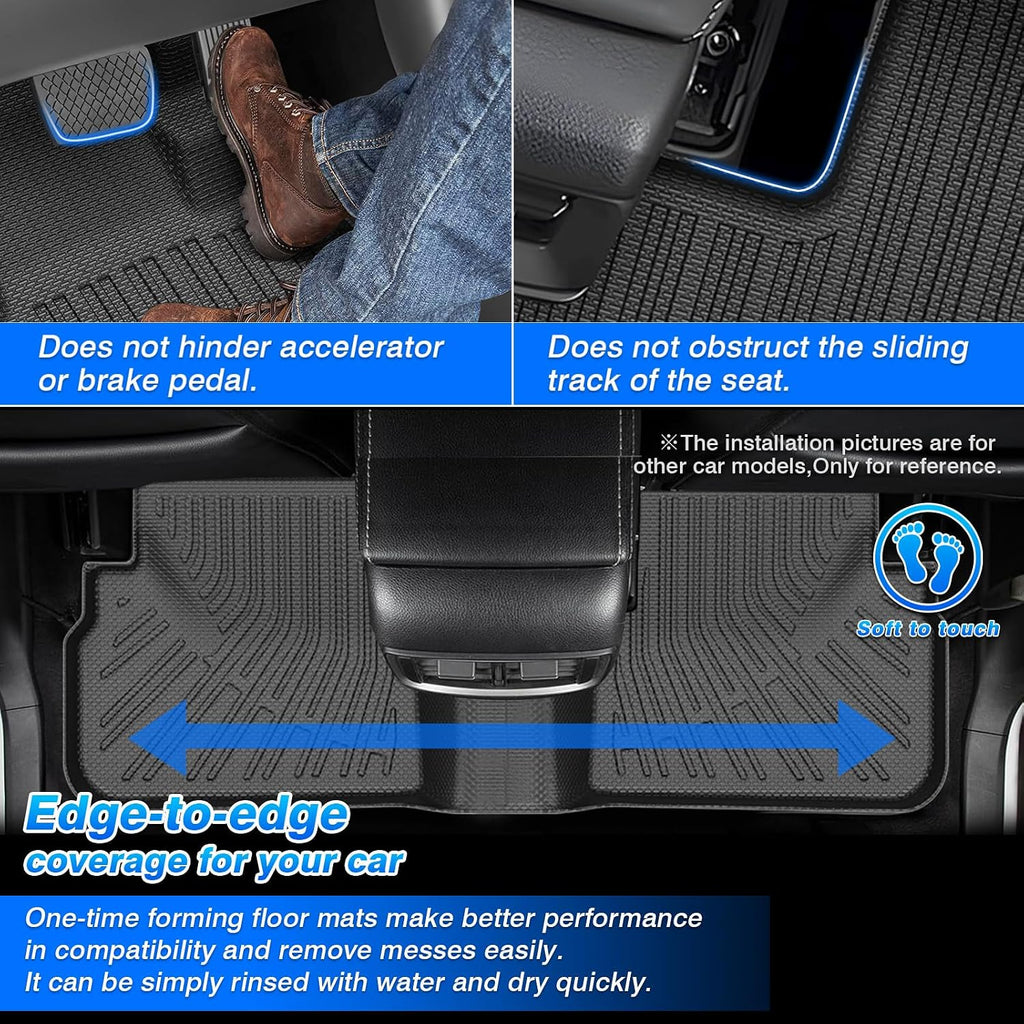 Cartist Floor Mats and Cargo Liner Fit for WRX 2022-2025 All Weather Floor Mat WRX Accessories Heavy Duty Carpet Protection