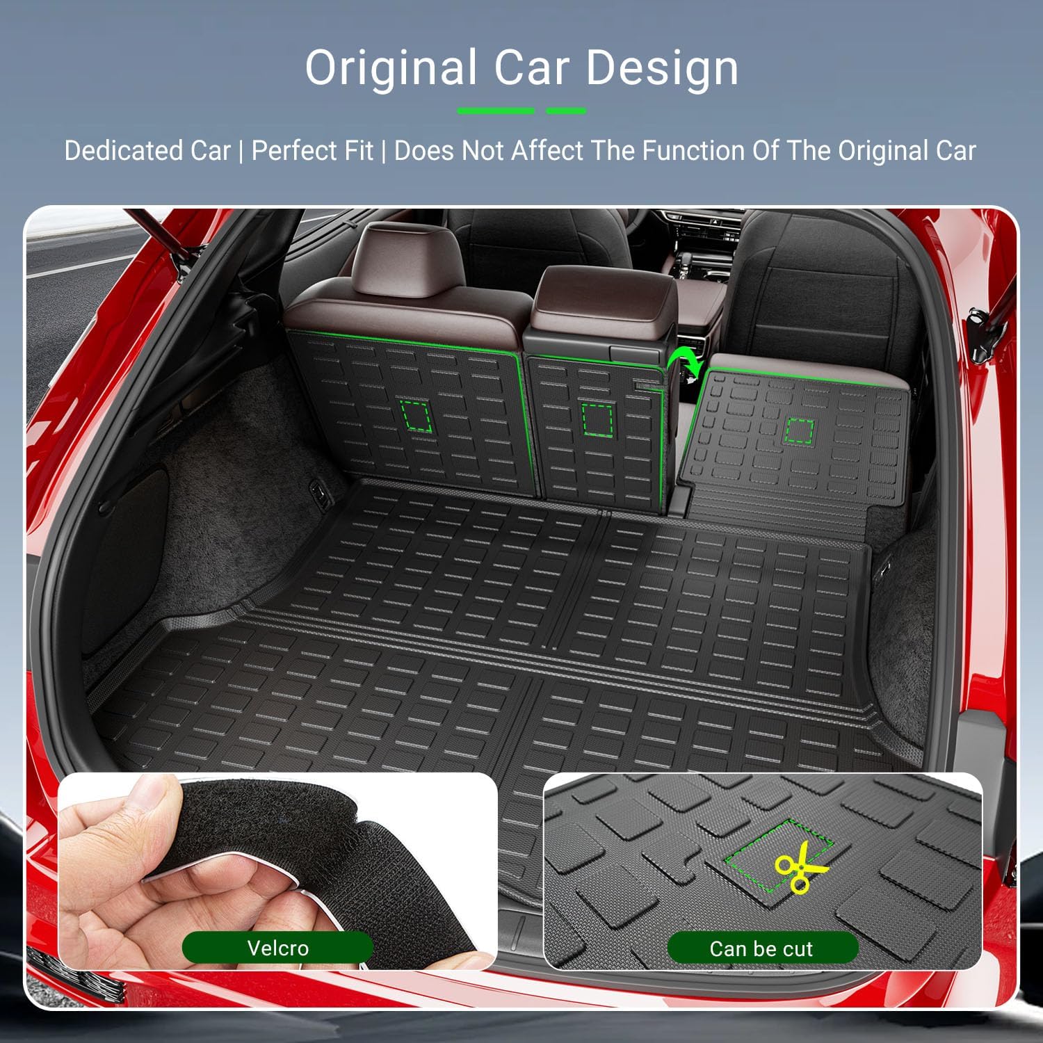 xipoqix Floor Mats Cargo Mat Backrest Mats Compatible with 2023-2026 Lexus RX350 RX350H RX500H TPE Replacement for 23-26 Lexus RX350 RX350H RX500H Accessories (Trunk Mat+Backrest Mats+Floor Mats)