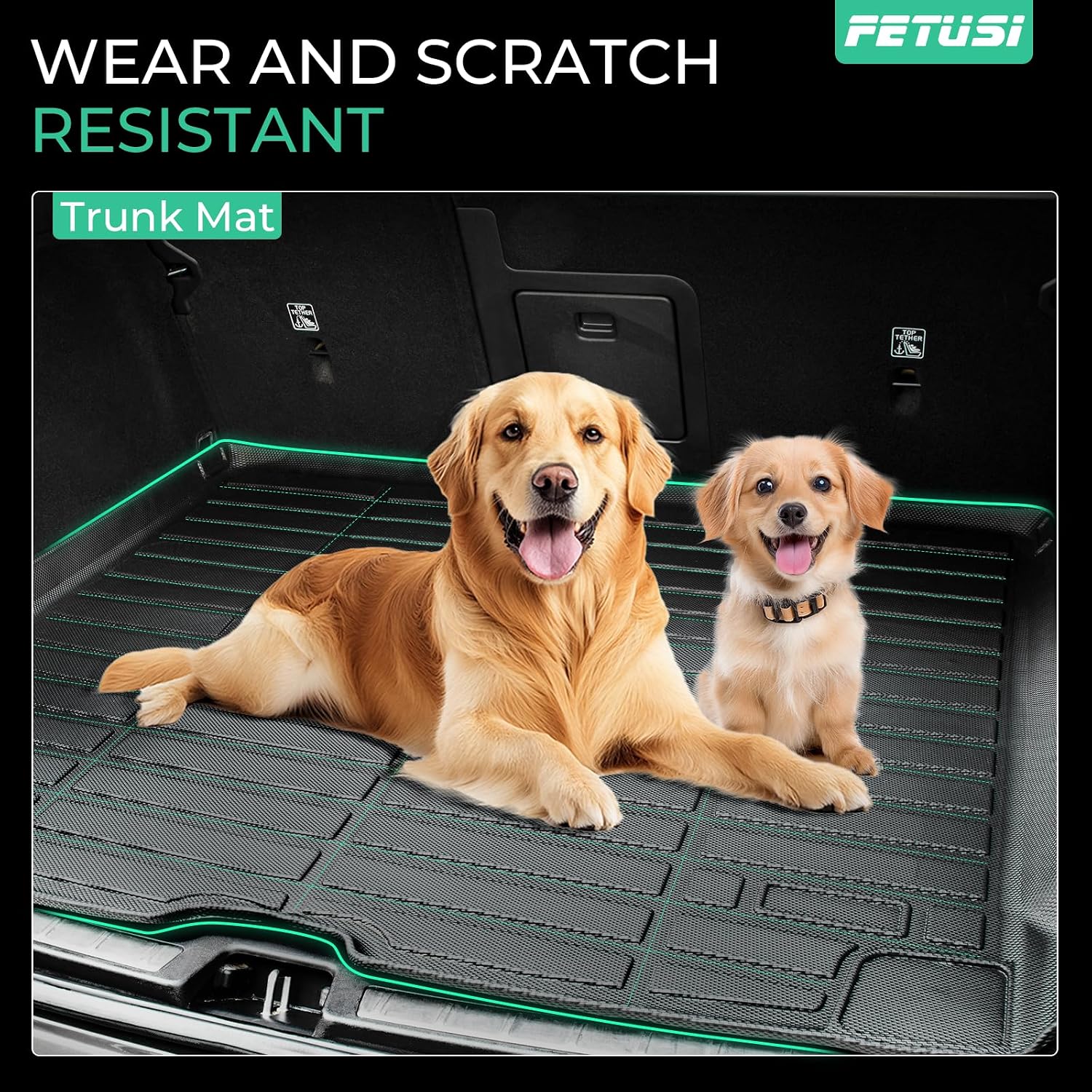 Floor Mats & Cargo Liner Set Custom Fit for Mazda CX-30 2020-2024 2025, All Weather Protection for Car Mats Anti-Slip TPE Odorless Floor Liners Mazda CX-30 Accessories Waterproof Trunk Mat, Black