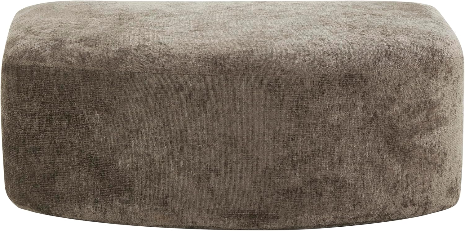 Christopher Knight Home Midel 111' Modular L-Shape Sofa Couch with Chaise Lounge, Modern Boneless Sofa for Living Room, Fabric Upholstered Cloud Couch with Deep Seat, Dark Brown