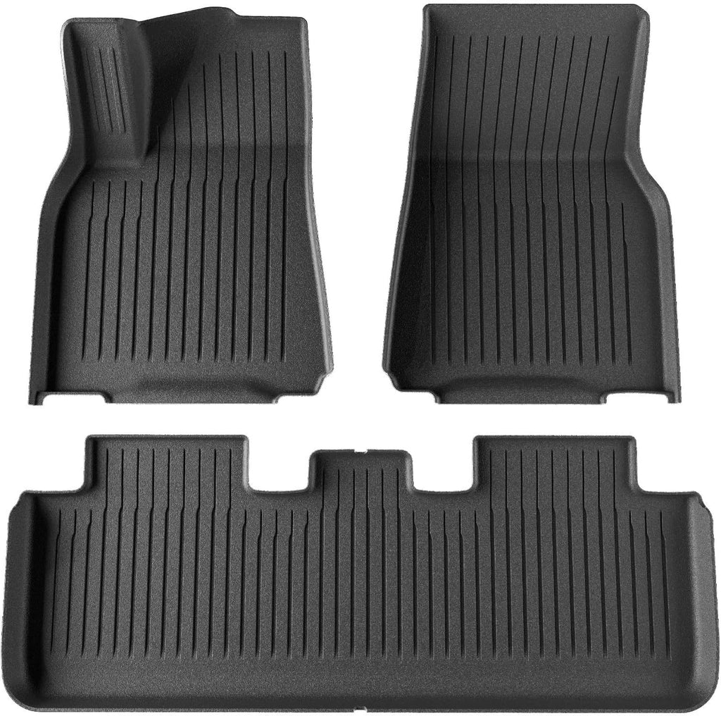 for Tesla Model Y 2021-2024 TPE 3D Car Floor Mats Cargo Liner Trunk Pad Protection Waterproof All Weather Black(Model Y Trunk 1P)