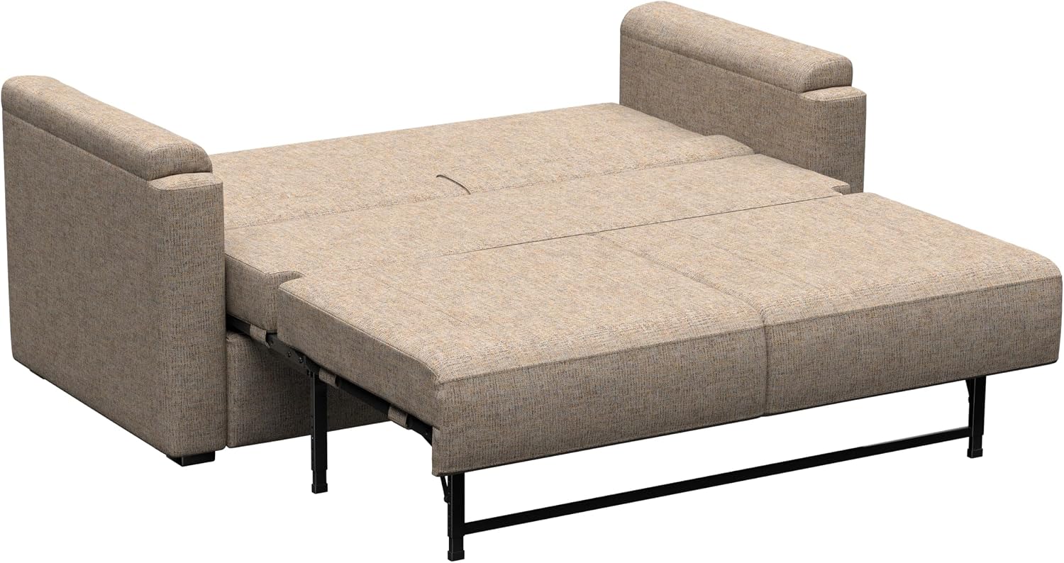 THOMAS PAYNE Signature Heritage Series 68' Dellmead RV Clickback Sleeper Sofa with Automatic, Adjustable Fold-Out Legs, Four Reclining Positions, Easy Transition - 2024044228